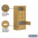 Salsbury Cell Phone Storage Locker - 6 Door High Unit (8 Inch Deep Compartments) - 8 A Doors and 2 B Doors - Gold - Surface Mounted - Master Keyed Locks